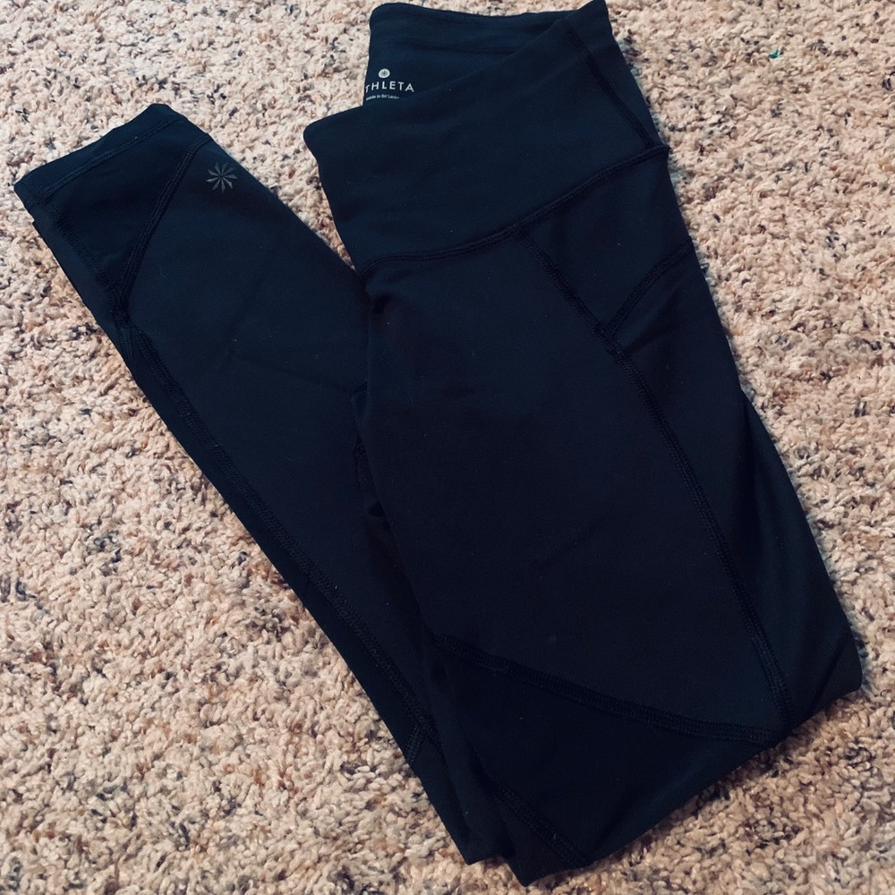 Athleta mesh leg leggings